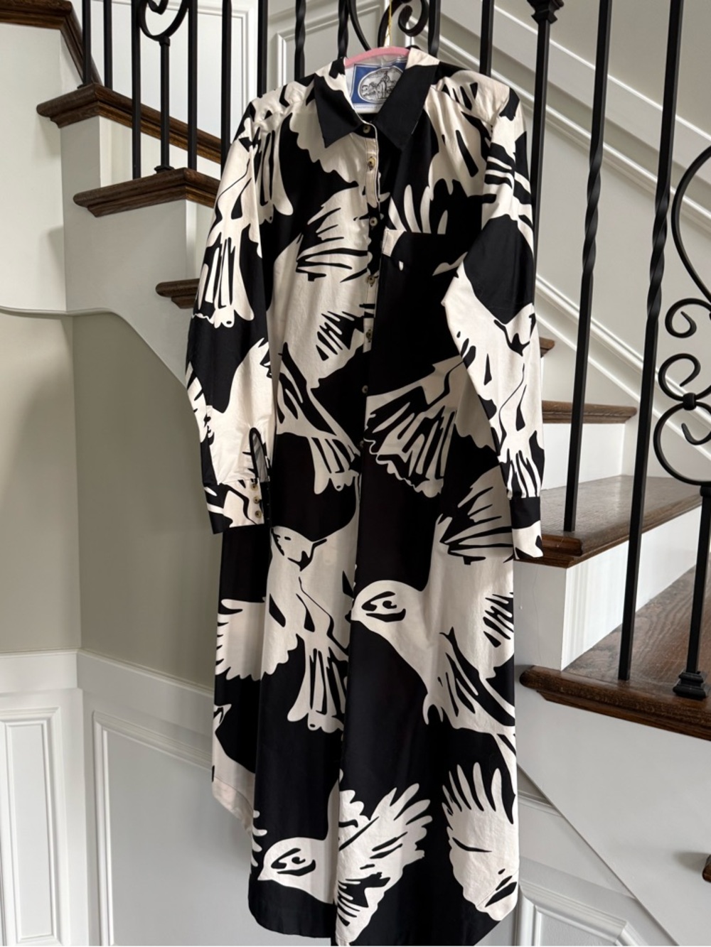 Anthropologie Maeve Maxi Shirtdress L